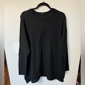 Women’s Oversized Waffle Knit Sweater